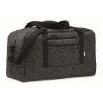 Travel bag made of recycled felt dark grey colour