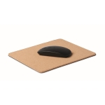 Cork mouse mat with wireless charger in beige beige colour seventh view