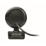 HD webcam with built-in microphone and ring light black colour seventh view