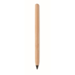 Eco-friendly, long-lasting, bamboo pencil with graphite tip wood colour