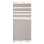 Recycled beach towel, sustainable, 140 g/m2 dark grey colour