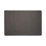 Leather desktop mouse pad dark grey colour