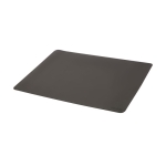 Leather desktop mouse pad dark grey colour