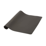 Leather desktop mouse pad dark grey colour