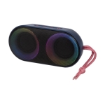 Powerful speaker with ambient light and mic royal blue colour