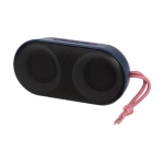 Powerful speaker with ambient light and mic royal blue colour