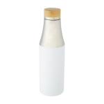 Stylish two-tone thermal bottle, 540 ml white colour