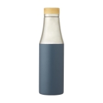 Stylish two-tone thermal bottle, 540 ml petrol blue colour