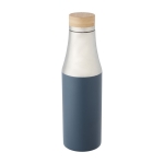 Stylish two-tone thermal bottle, 540 ml petrol blue colour