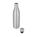 Thermal bottle with colourful original design, 750 ml silver colour