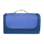 Waterproof picnic blanket in recycled PET plastic, 140 g/m² royal blue colour