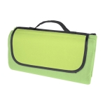 Waterproof picnic blanket in recycled PET plastic, 140 g/m² light-green colour