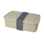 Recycled plastic lunchbox for businesses, 800 ml beige colour