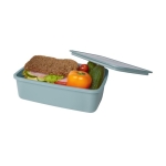 Recycled plastic lunchbox for businesses, 800 ml mint green colour