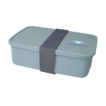 Recycled plastic lunchbox for businesses, 800 ml mint green colour