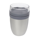 Thermal lunchbox for the office, 700 ml silver colour