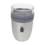 Thermal lunchbox for the office, 700 ml silver colour