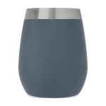 Stainless steel wine cooler blue gray colour