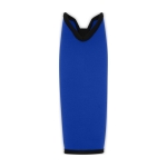 Stretchable neoprene insulated wine bottle sleeve royal blue colour