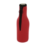 Colourful neoprene insulated sleeve with zip red colour