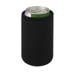 Colourful neoprene insulated sleeve for cans black colour