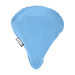 Recycled bike saddle cover in various colours light blue colour