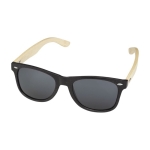 Festival sunglasses with retro bicolour design black colour