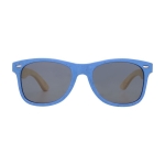 Festival sunglasses with retro bicolour design blue colour