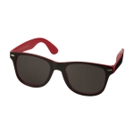 Retro square-shaped sunglasses in two colours red colour