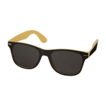 Retro square-shaped sunglasses in two colours yellow colour