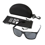 Sports polarised sunglasses with case and cloth