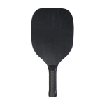 Set of black wooden paddles with 2 balls for events black colour