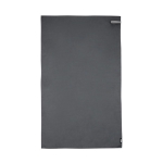 Quick-dry towel, 200 g/m² recycled, 130x80cm dark grey colour