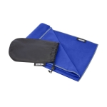 Quick-dry towel, 200 g/m² recycled, 130x80cm royal blue colour