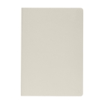 Waterproof paper notebook, A5 lined pages off white colour