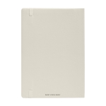 Waterproof paper notebook, A5 lined pages off white colour