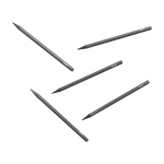 Set of 5 graphite pencils for events dark grey colour