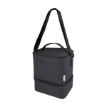 Recycled insulated bag with 2 compartments