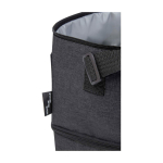 Recycled insulated bag with 2 compartments