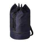 Recycled plastic backpack with 20-litre capacity navy-blue colour