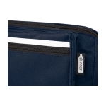 Recycled bum bag with two pockets navy-blue colour