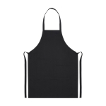 Quality cotton apron with two pockets, 280 g/m² black colour