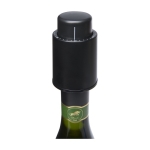 Hermetic screw wine bottle stopper wine for giveaways black colour