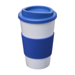 Insulated plastic travel mug, 350 ml