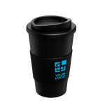 Insulated plastic travel mug, 350 ml