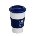 Insulated plastic travel mug, 350 ml