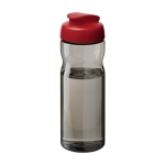 Spill-proof sports bottle made from recycled plastic, 650 ml red colour