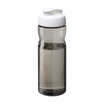 Spill-proof sports bottle made from recycled plastic, 650 ml white colour