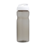 Spill-proof sports bottle made from recycled plastic, 650 ml white colour