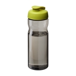 Spill-proof sports bottle made from recycled plastic, 650 ml lime colour